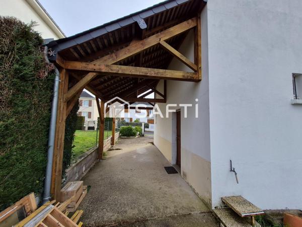 PAVILLON 3 chambres +Jardin +Garage +Préau +Cave