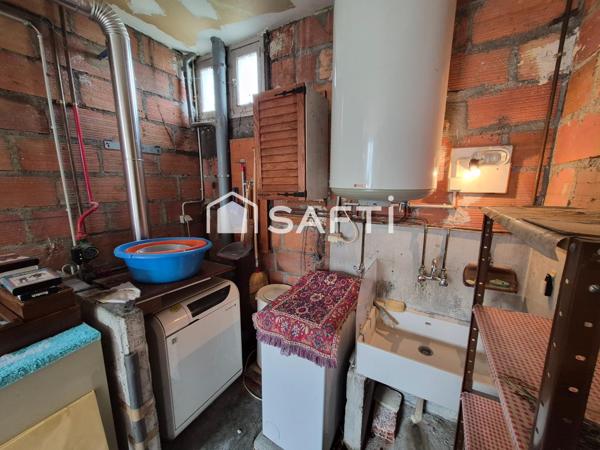 PAVILLON 3 chambres +Jardin +Garage +Préau +Cave