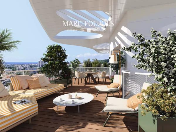 Nice – Programme neuf 3 chambres, terrasses 30,75m² et parking
