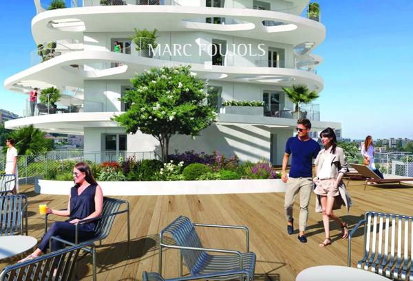 Nice – Programme neuf 3 chambres, terrasses 30,75m² et parking