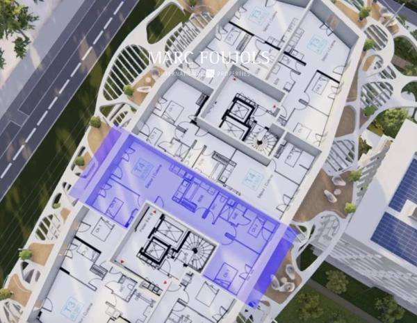 Nice – Programme neuf 3 chambres, terrasses 30,75m² et parking