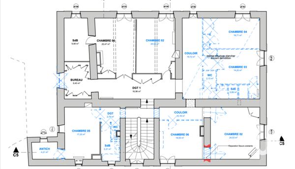 Maison à vendre 15 pièces 650 m² Claix