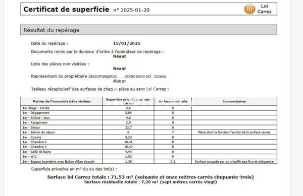 Appartement 3 pièces - 71 m²