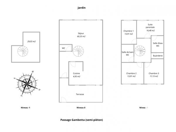 Appartement à vendre 6 pièces 150 m² Paris 20