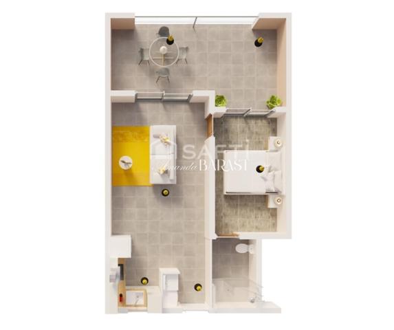 Vente 2 Pièces 44 m² Neuf (VEFA)