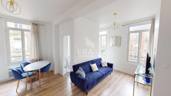 Appartement à louer rénové Le Havre 2 pièces 37 m2 SANS FRAIS de MISE EN LOCATION