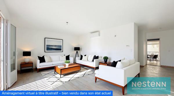 Appartement Istres 3 pièce(s), 76.50m², quartier TRIGANCE, dernier étage + 1 place de stationnement