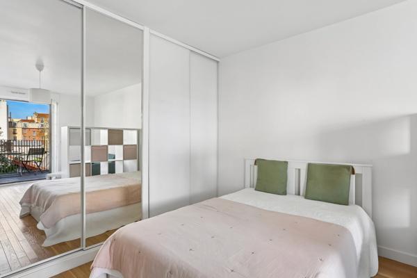 STUDIO 36,5 m2 avec balcon au calme, sur jardin