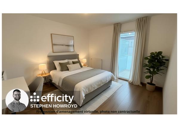 Appartement 2 pièces - 44 m² Exclusivité efficity