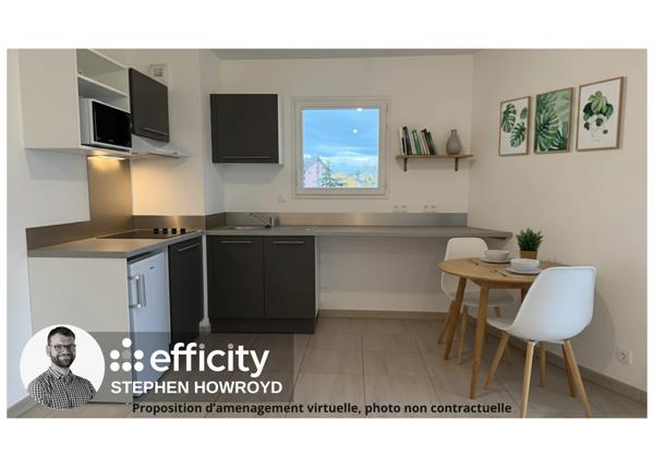 Appartement 2 pièces - 44 m² Exclusivité efficity