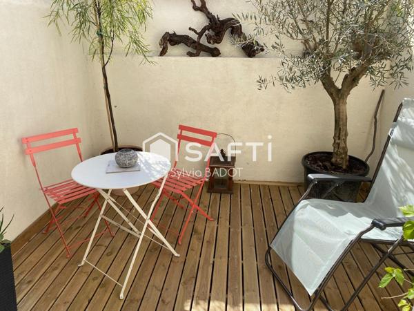 EXCLUSIVITE TOULON SIBLAS MAISON PALIN PIED AVEC TERRASSE