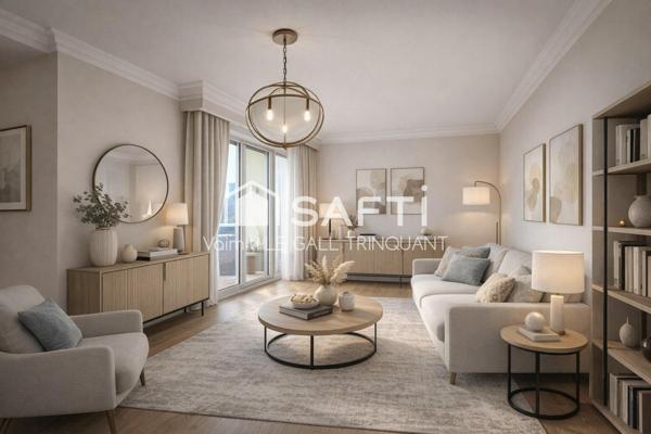 Bel appartement très lumineux de 76 m2 St Marc