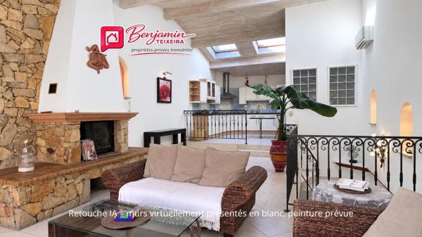 Maison Frejus 4 pièce(s) 110 m2 + double GARAGE - salon / cuisine, 3 chambres, 2 WC, salle d'eau