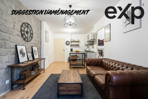 T2 avec terrasse et jardin privatif de 60m2 + Garage