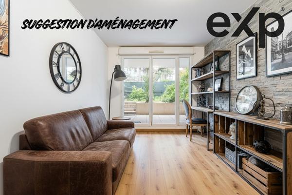 T2 avec terrasse et jardin privatif de 60m2 + Garage