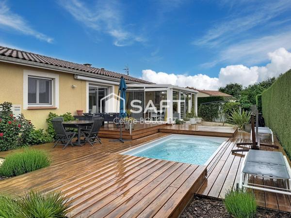 Maison 5 pièces avec garage et piscine