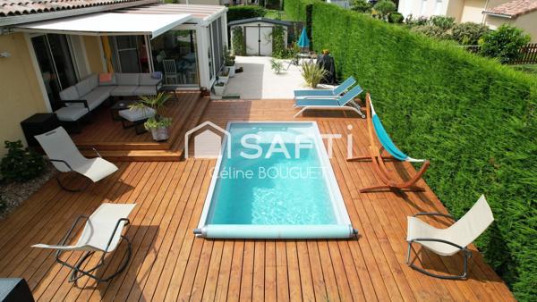 Maison 5 pièces avec garage et piscine