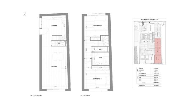 Maison 4 pièces - 80 m²
