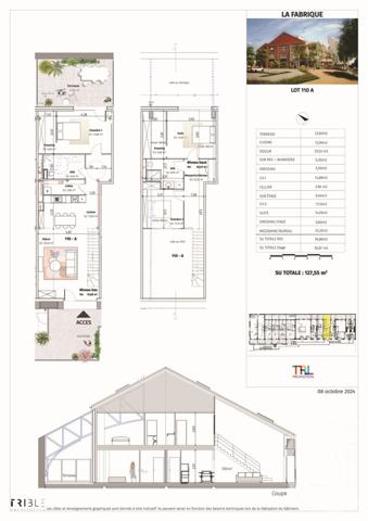 Appartement Duplex à vendre  4 pièces - 118,80 m2 MULHOUSE - 68