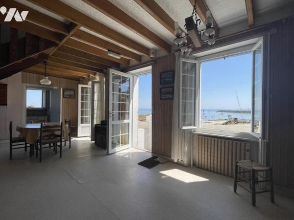 Maison de pêcheur à Quiberon – Vue exceptionnelle sur la plage du Castéro