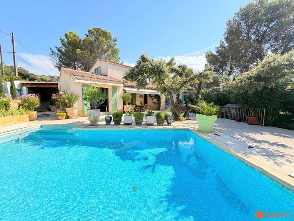 MAISON 185m2, 5 chambres, bureau, piscine, jardin!