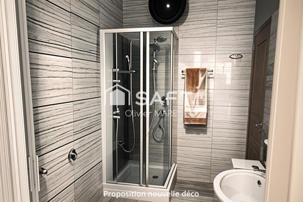 Maison en pierre, 80 m², 3 chs, terrain de 1625 m², Champsecret
