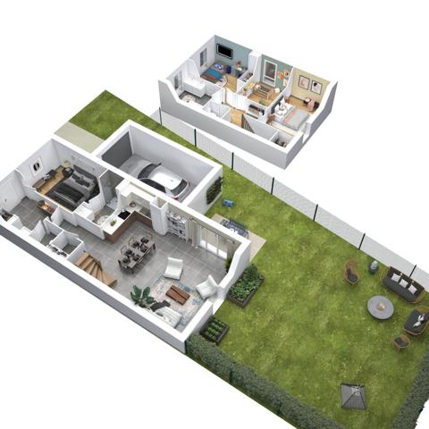 49000 ANGERS MAISON - 3CH - GARAGE - JARDIN