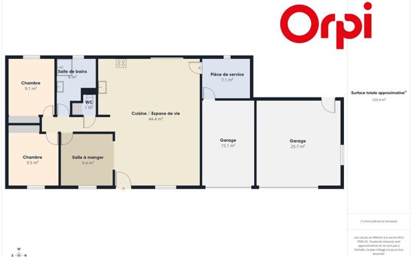 Maison à vendre    3 pièces •  Bernay