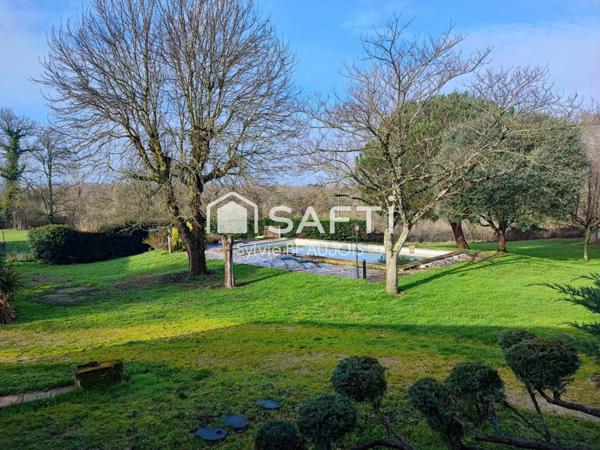 Maison en Pierre, piscine, terrain 1701m2