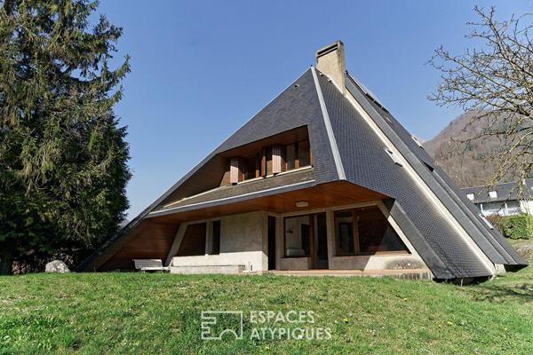 Chalet d’architecte avec vue panoramique sur les sommets