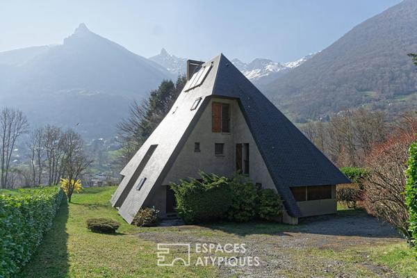 Chalet d’architecte avec vue panoramique sur les sommets