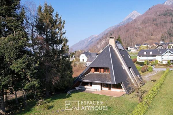 Chalet d’architecte avec vue panoramique sur les sommets