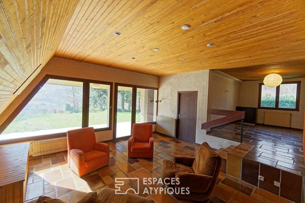 Chalet d’architecte avec vue panoramique sur les sommets