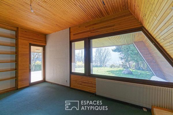 Chalet d’architecte avec vue panoramique sur les sommets