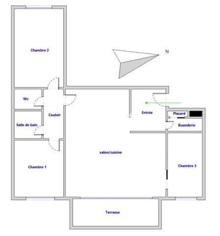 Appartement 4 pièces - 90 m² Bien prestige