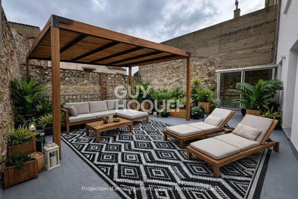 Appartement T4 - 80m2 - Au coeur du village de Rivesaltes