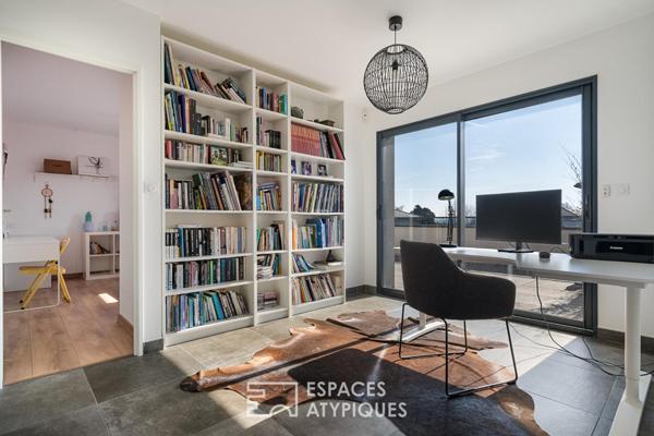 Maison contemporaine avec piscine