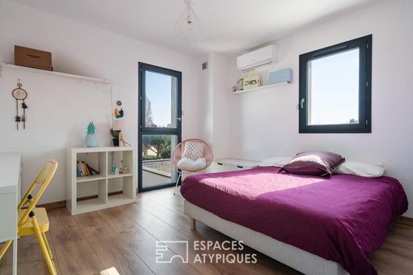 Maison contemporaine avec piscine