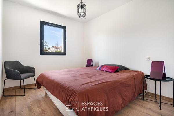 Maison contemporaine avec piscine