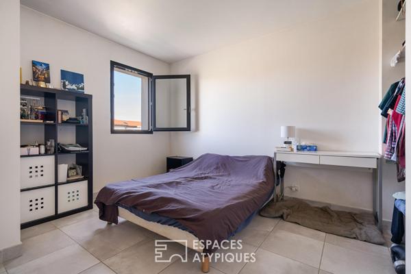 Maison contemporaine avec piscine