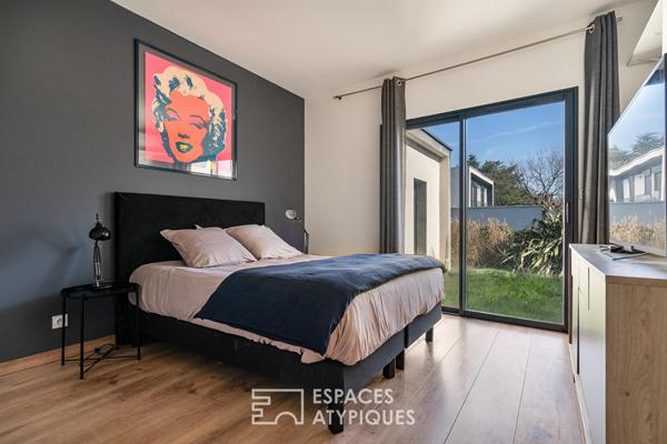 Maison contemporaine avec piscine