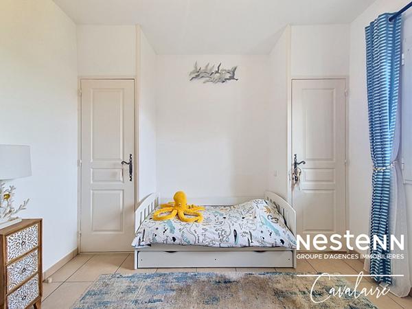 Au centre-ville de la Croix Valmer, résidence prestigieuse sécurisée avec piscine, Appartement La Croix Valmer 3 pièce(s) au deuxième et dernier étage
