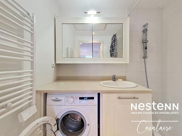 Au centre-ville de la Croix Valmer, résidence prestigieuse sécurisée avec piscine, Appartement La Croix Valmer 3 pièce(s) au deuxième et dernier étage
