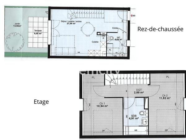 Maison
         3 pièces
        - 63 m² 222 000 € *