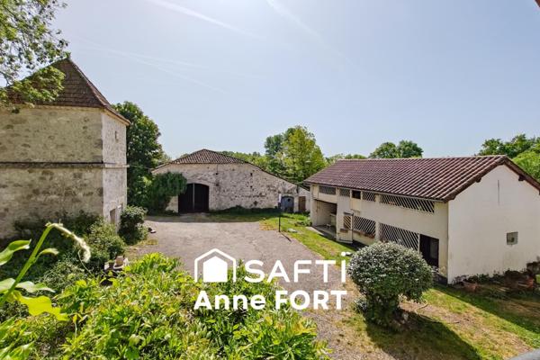 Propriété au charme unique avec 17 hectares, entre Agen et Villeneuve-sur-Lot