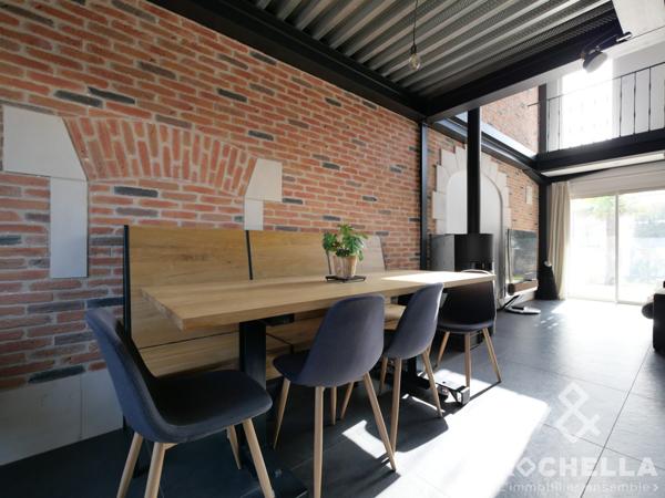 Maison contemporaine de type loft industriel
