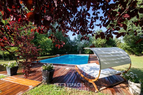 Maison d’architecte avec jardin et piscine