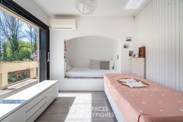 Maison d’architecte avec jardin et piscine