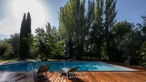 Maison d’architecte avec jardin et piscine