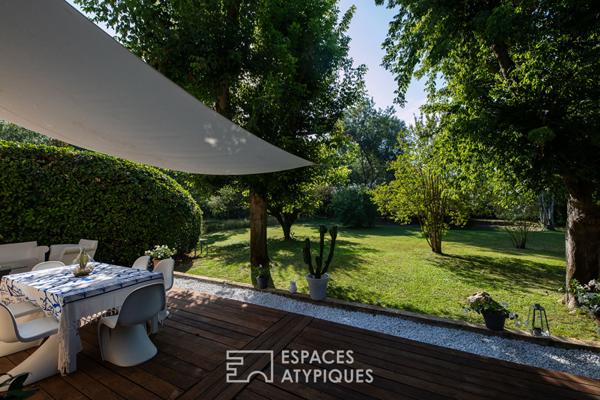 Maison d’architecte avec jardin et piscine